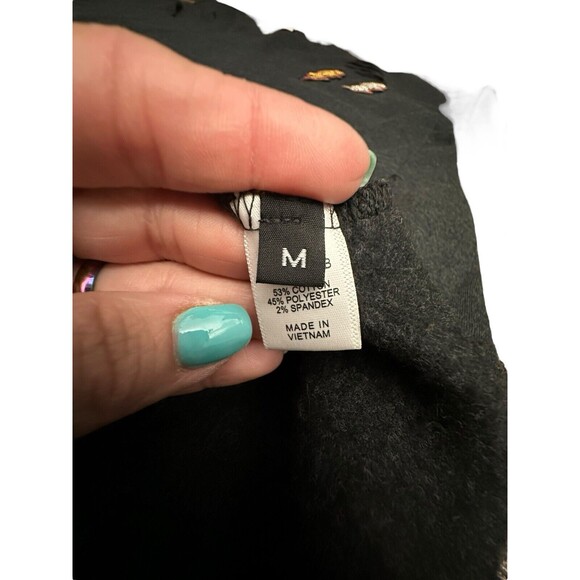 Judith March Medium Heather Black Lightning Bolt Soft Sweatshirt $165 MSRP #T9-1 - Picture 7 of 12